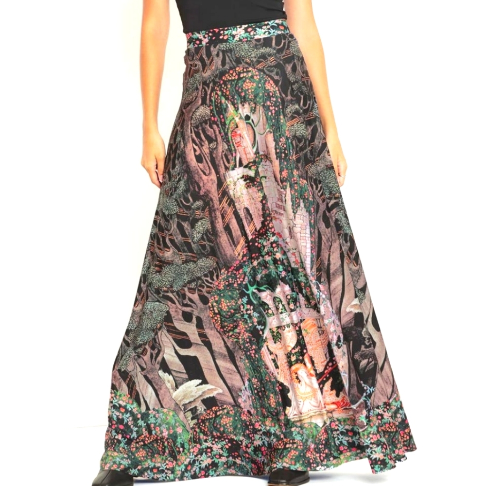 Blackmilk Neilson's Sleeping Beauty Maxi Skirt - LIMITED